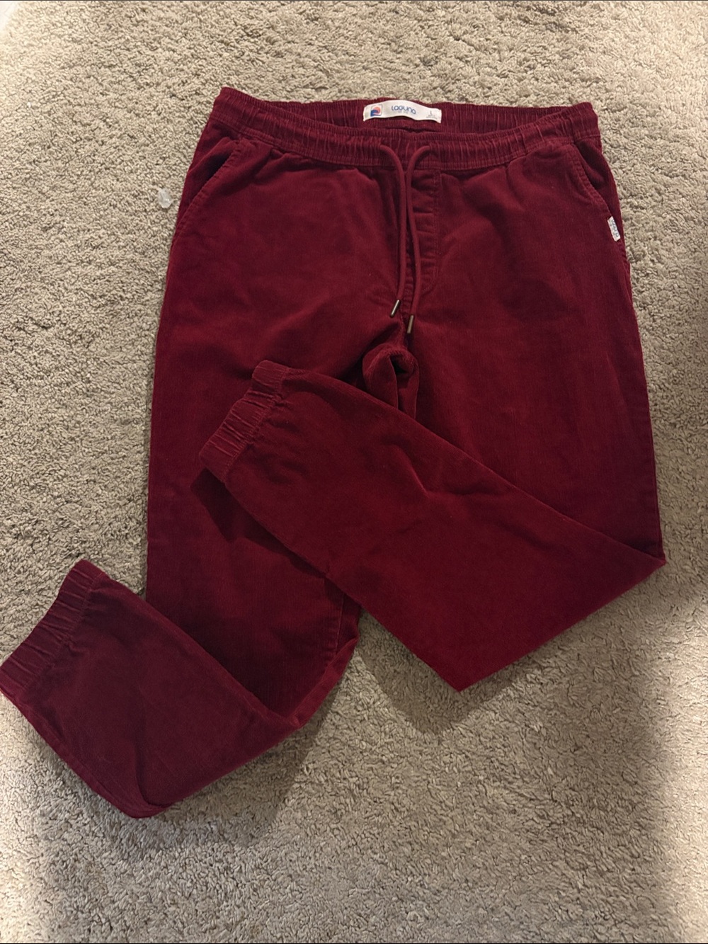 Laguna burgundy corduroy pants